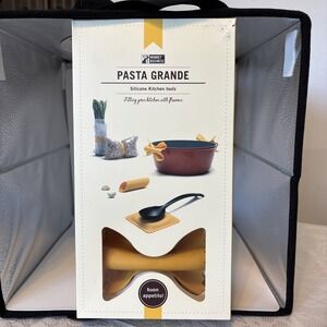 NIB! Pasta Grande Gift Set - Fun Pasta Shaped Silicone Kitchen Tools for Cooking